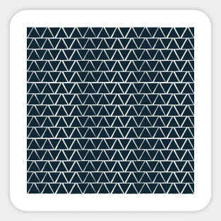 Geometric Triangle - Navy Sticker